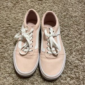 Women’s Pale Pink Vans Shoes